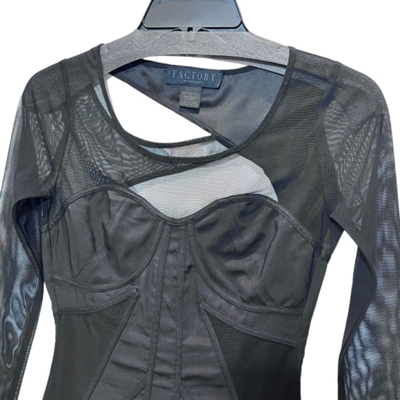 Factory by Erik Hart Black Shear Bodycon Dress - Picture 7 of 13